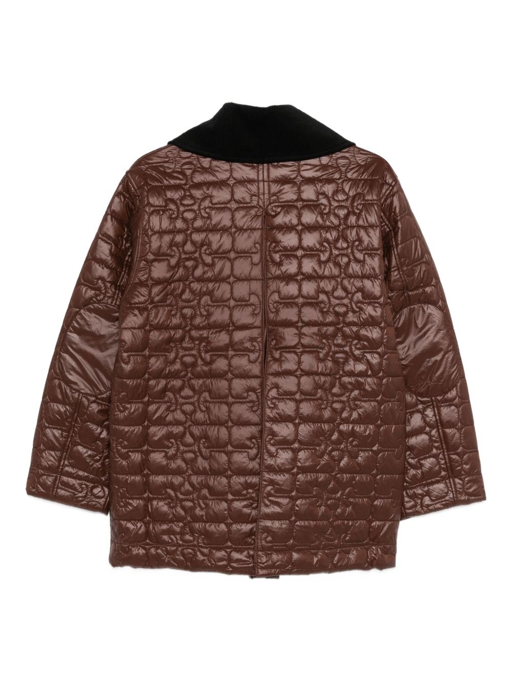 GANNI – Quilted Nylon Jacket à col contrastant