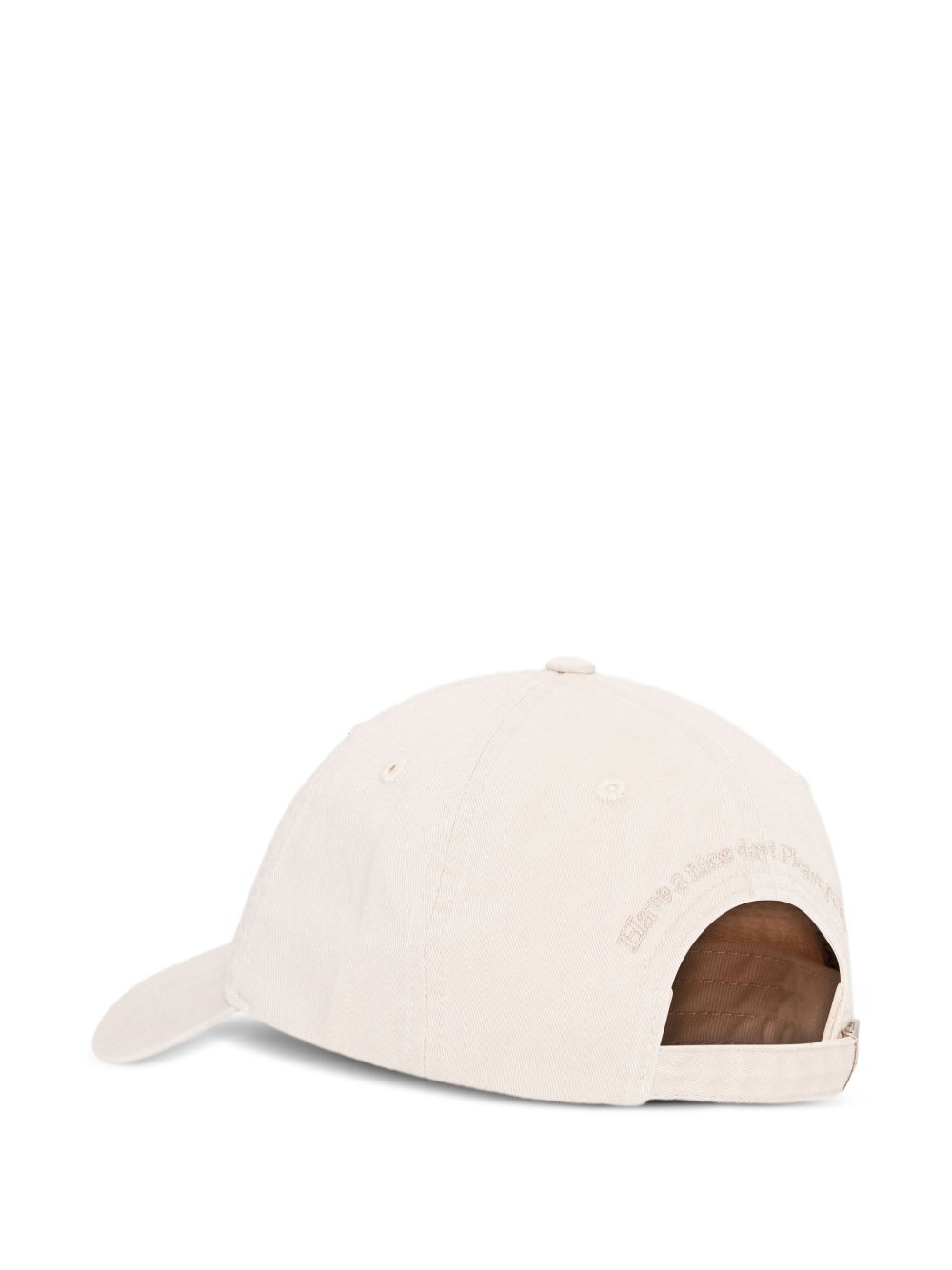 GANNI – Logo Baseball Cap écru