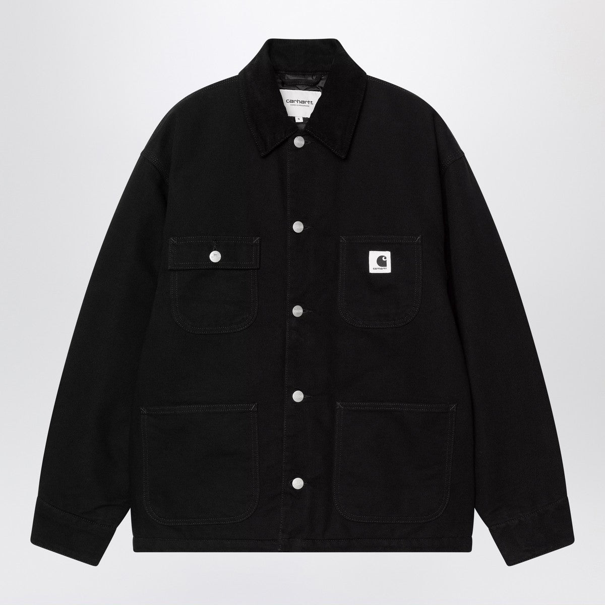 CARHARTT WIP – Veste noire à boutons pression