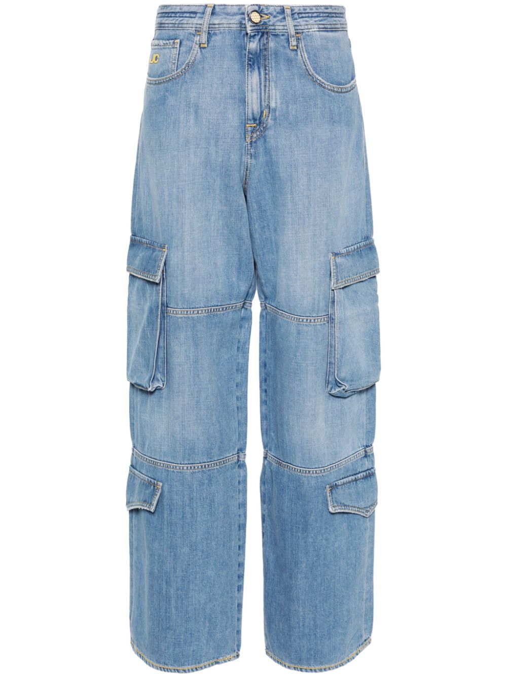 JACOB COHEN – Jean cargo Riri Relaxed Fit denim bleu moyen