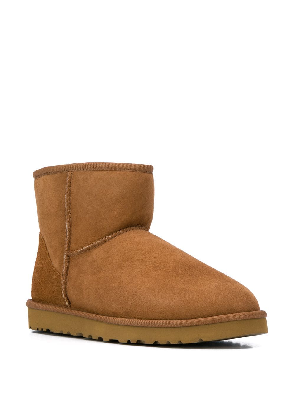 UGG AUSTRALIA – Bottines Classic Mini en suède camel