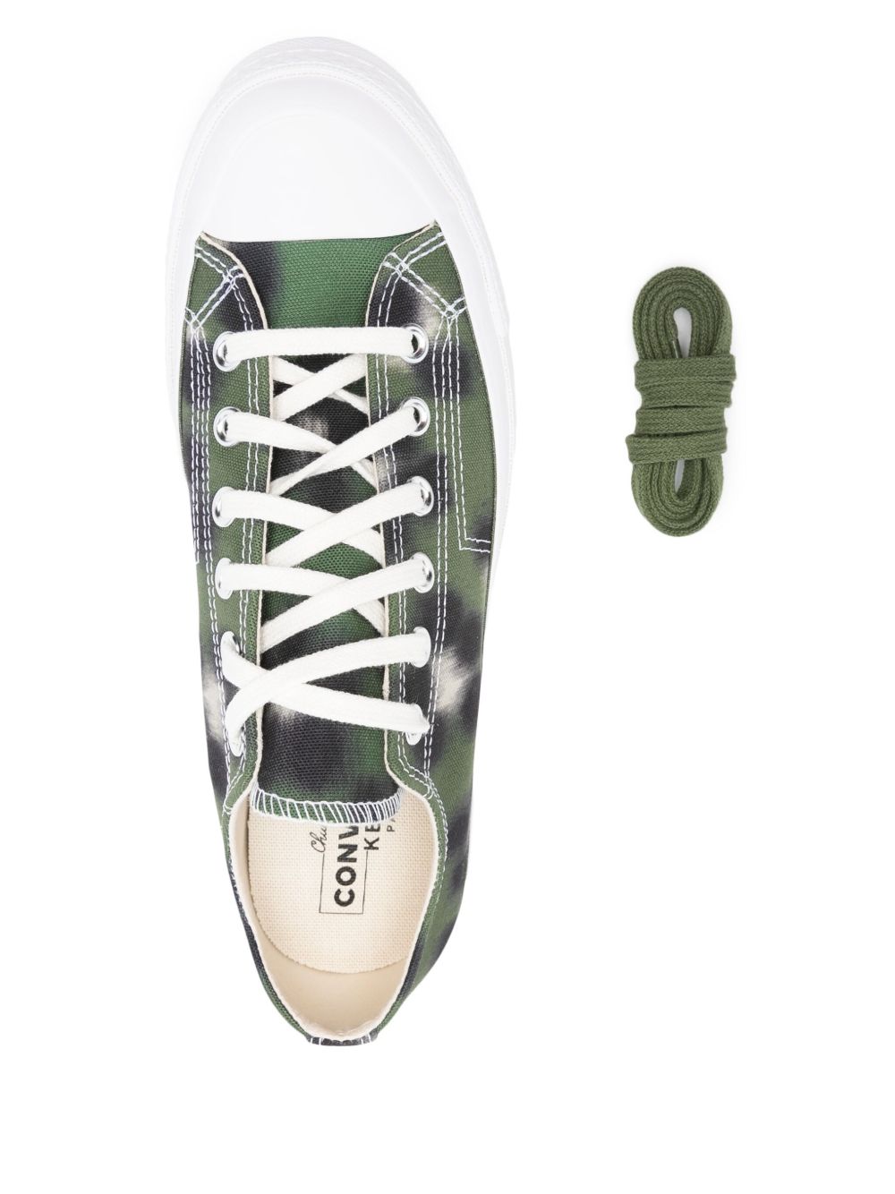 CONVERSE X KENZO – Chuck 70 low vert imprimé signature