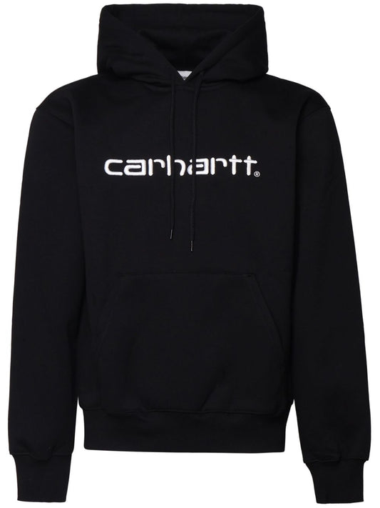 CARHARTT WIP – Script Logo Hoodie Black