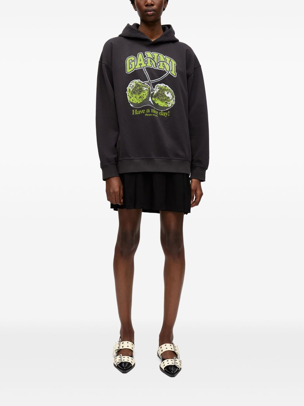 GANNI – Hoodie Cherries