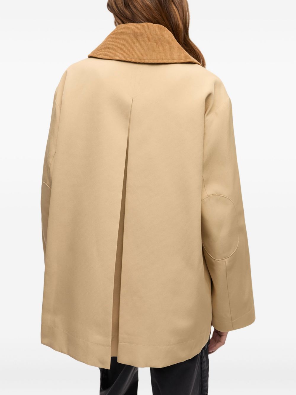 GANNI – Veste beige à coupe structurée