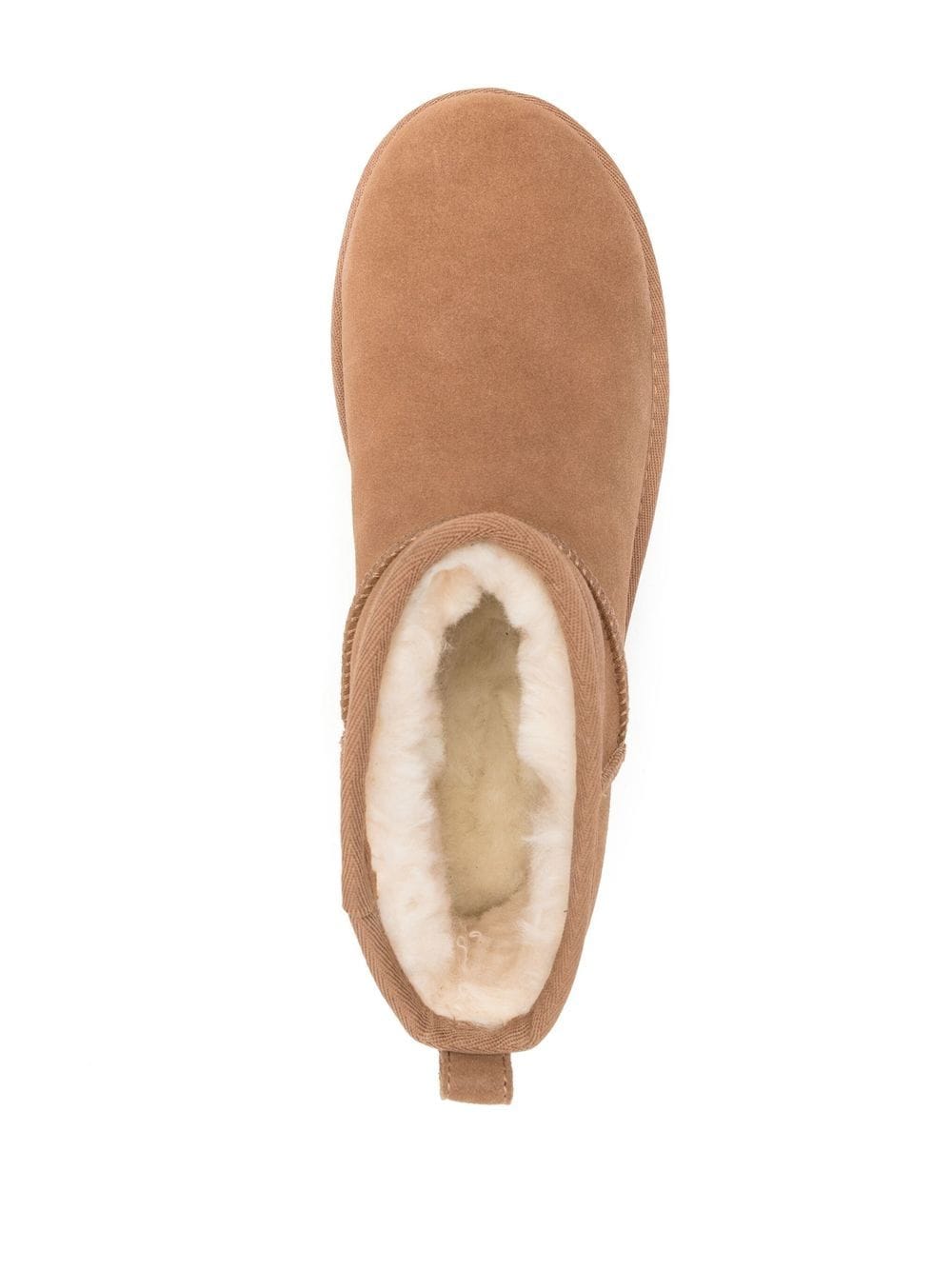 UGG AUSTRALIA – Bottines Platform en suède marron