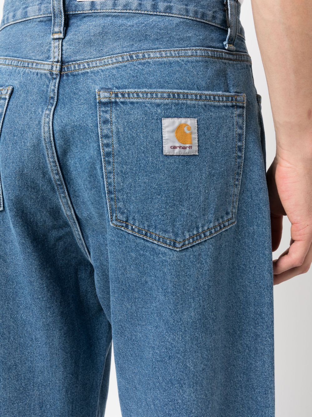 CARHARTT WIP – Jean Landon en denim bleu délavé