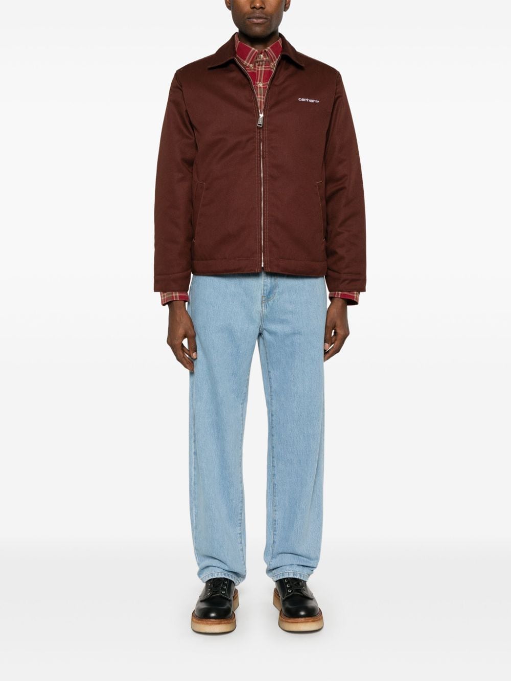 CARHARTT WIP – Jean Aaron en denim bleu clair