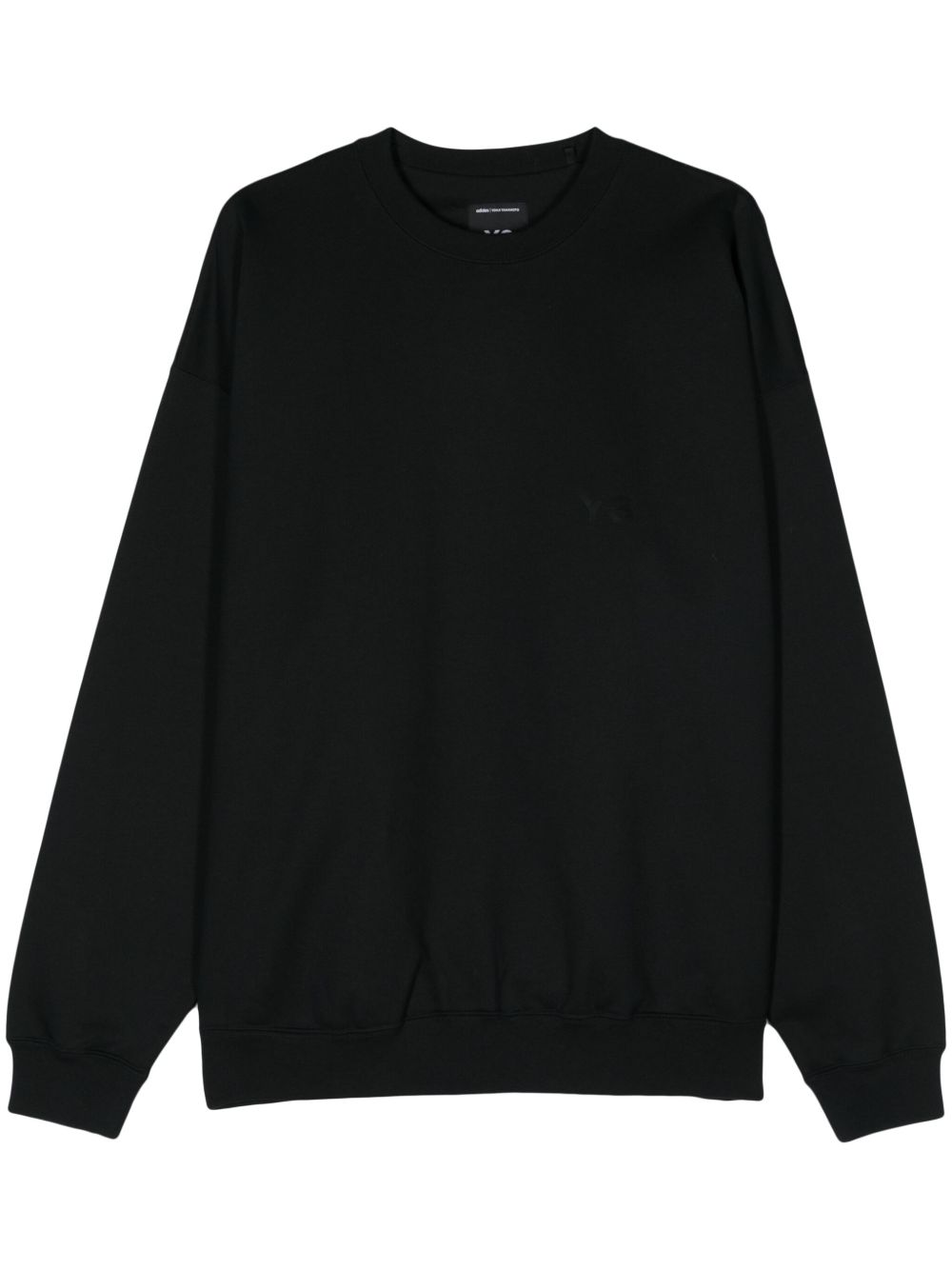 Y-3 – Sweat noir col rond signature