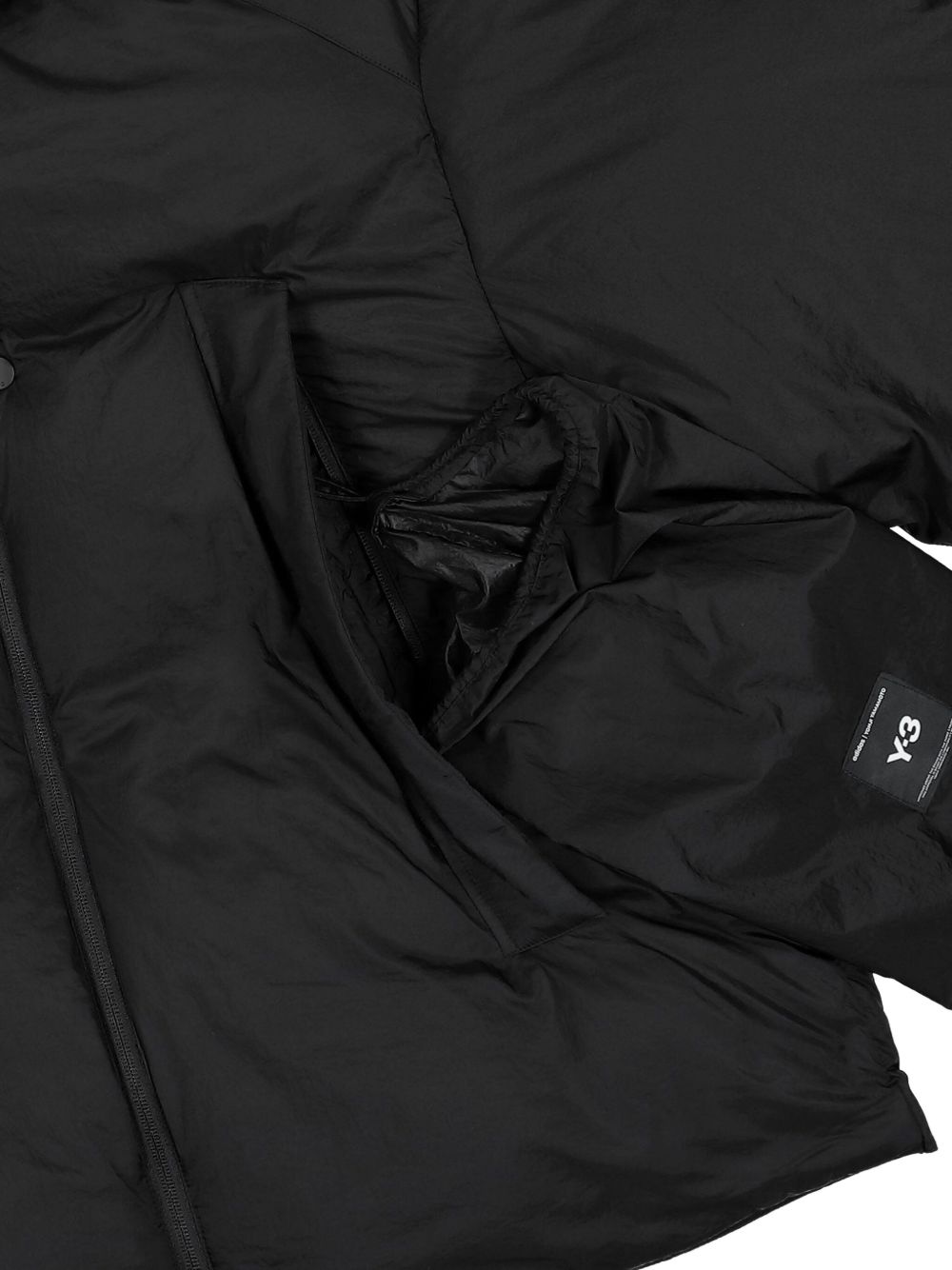Y-3 – Doudoune matelassée noire
