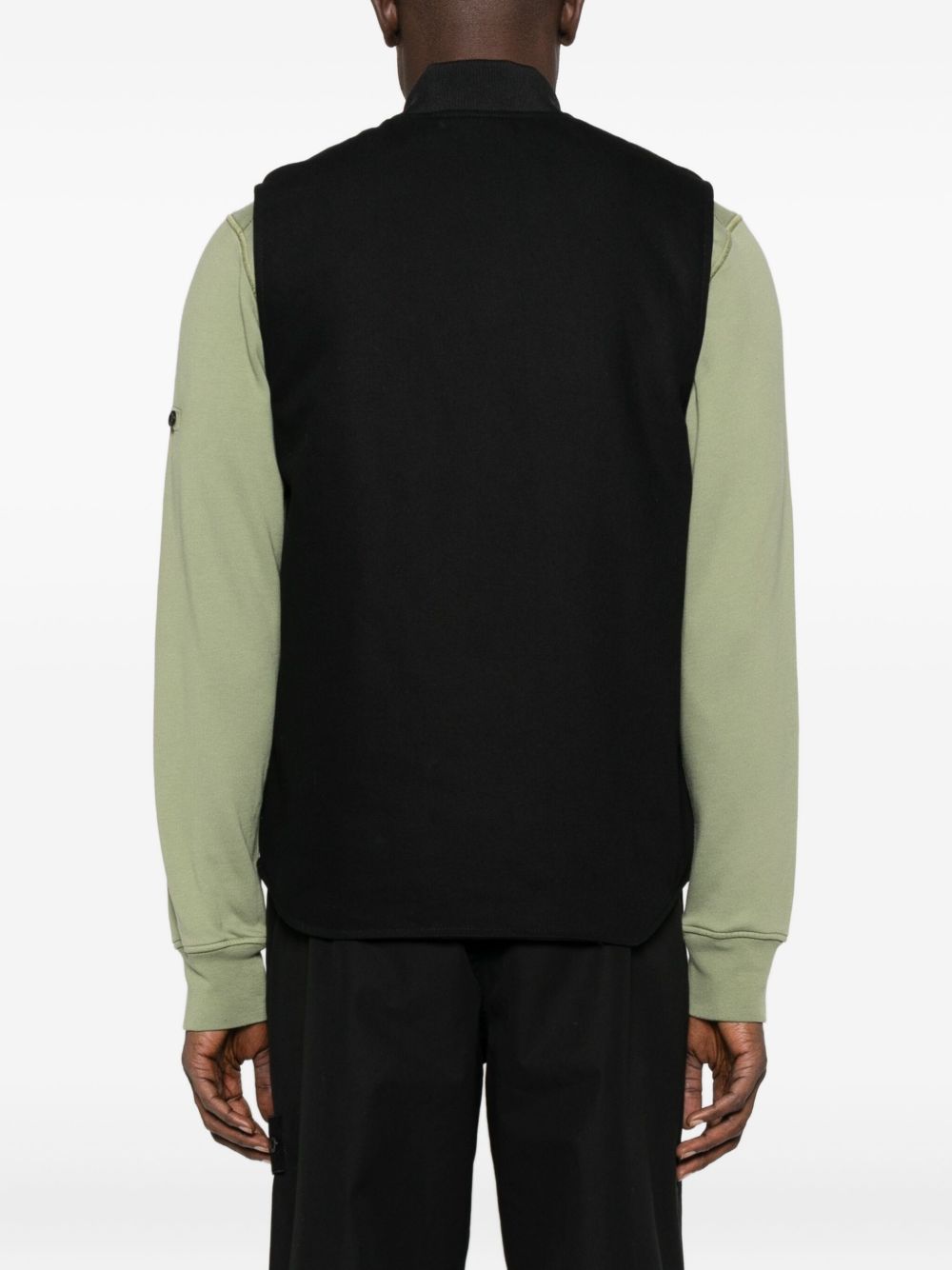 CARHARTT WIP MAIN – Gilet zippé noir en coton