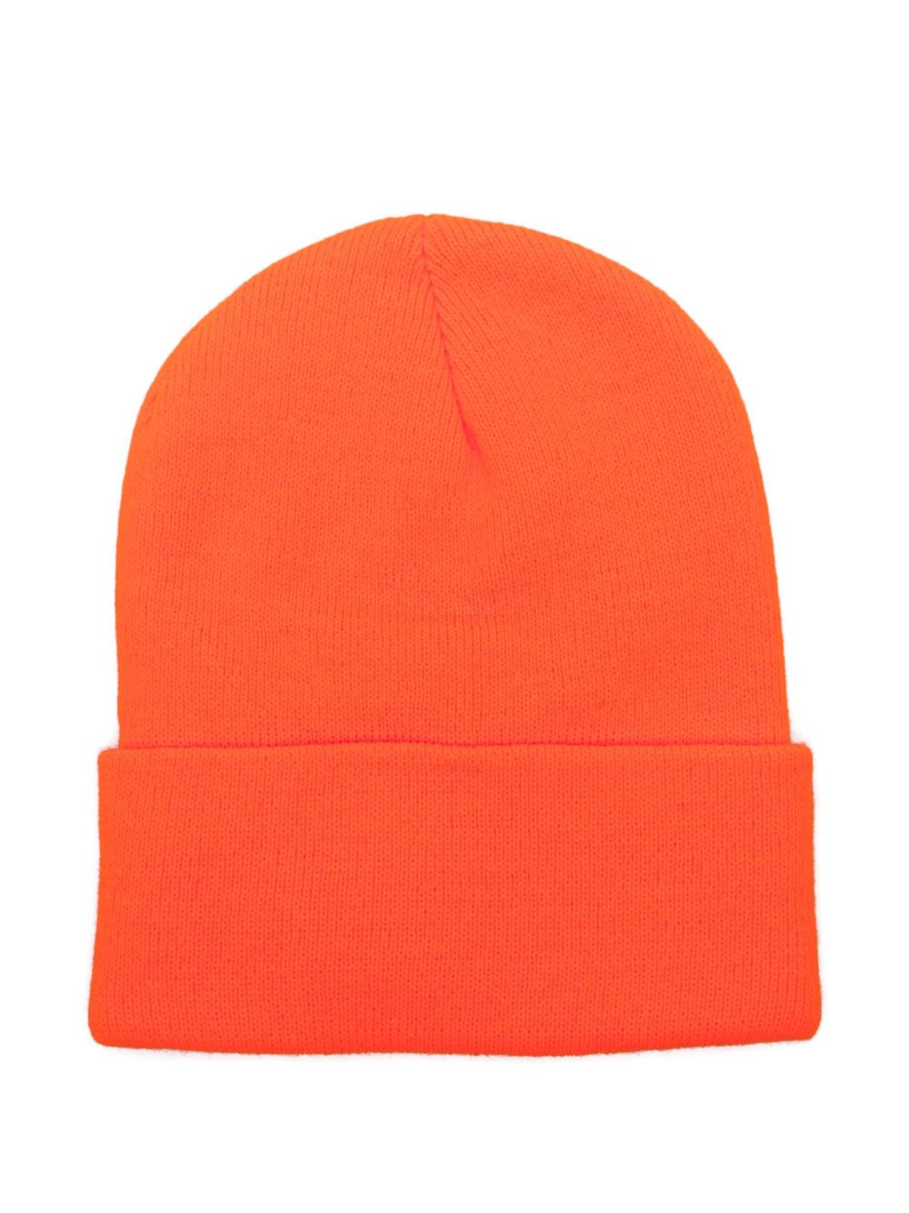 FILSON – Bonnet côtelé orange à patch logo