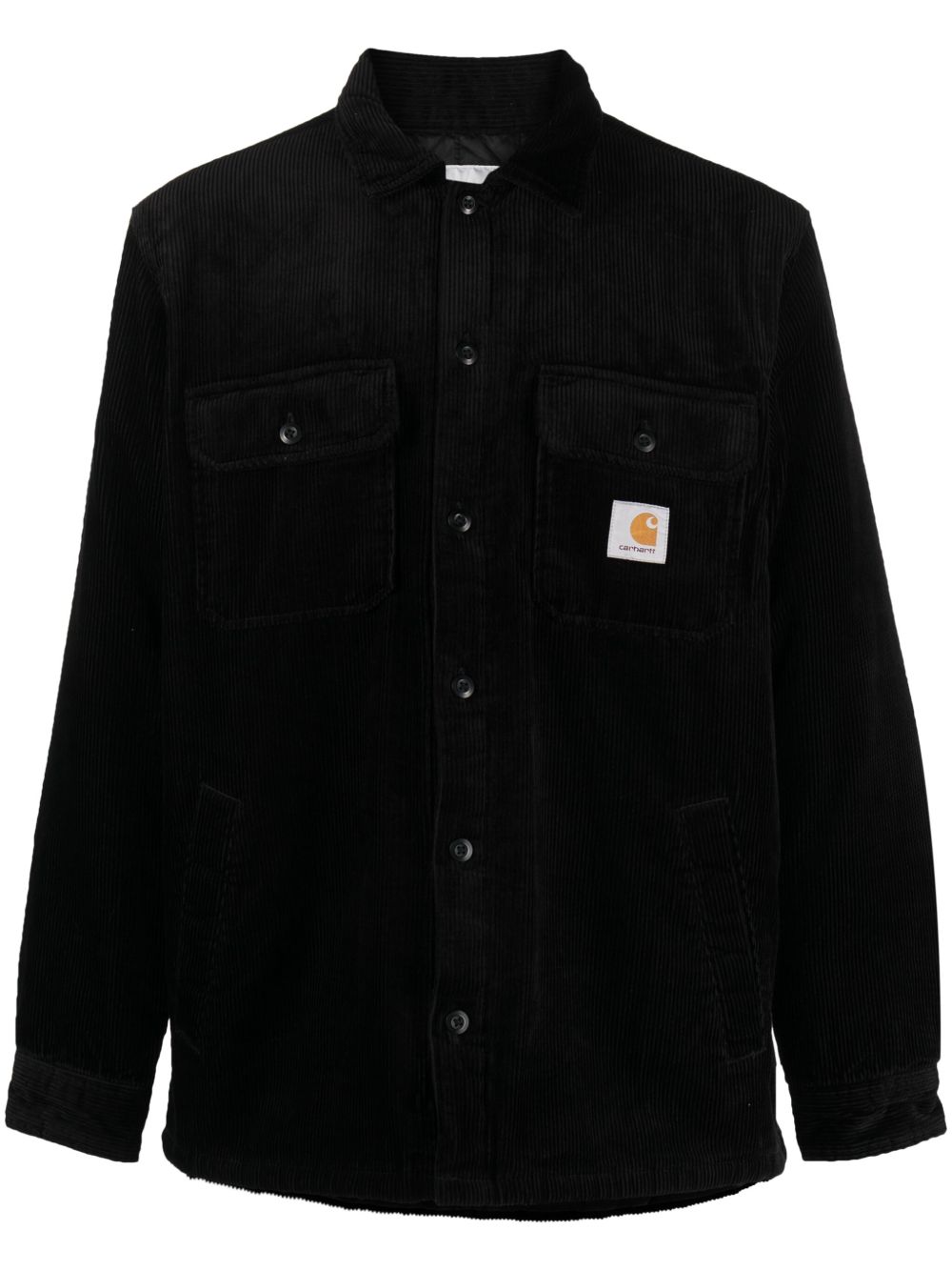 CARHARTT WIP – Surchemise en coton noir à logo signature