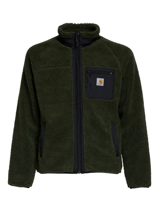 CARHARTT WIP – Veste polaire zippée Main vert foncé