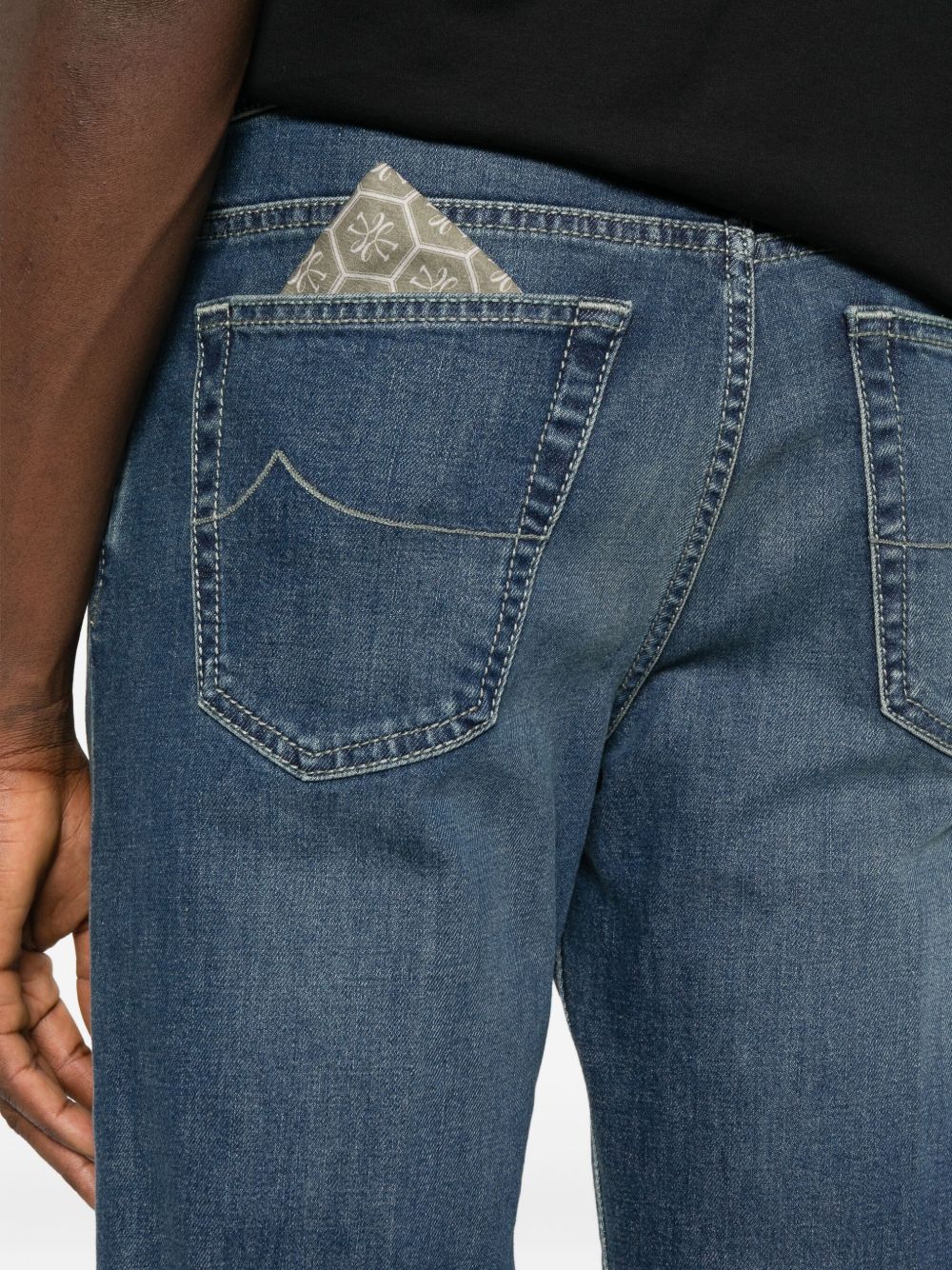 JACOB COHEN – Jean slim cropped bleu