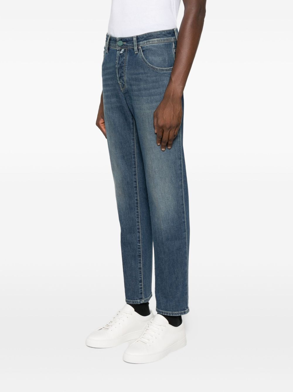 JACOB COHEN – Jean slim cropped bleu