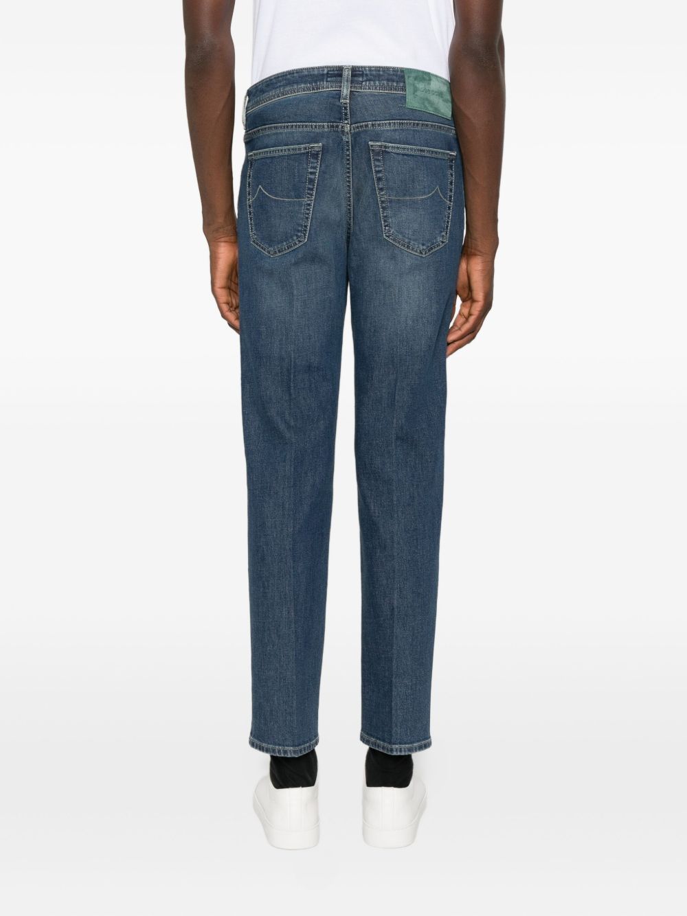 JACOB COHEN – Jean slim cropped bleu
