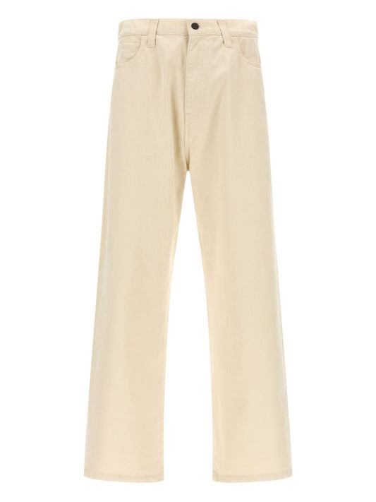 CARHARTT WIP – Jean droit ivoire en denim premium