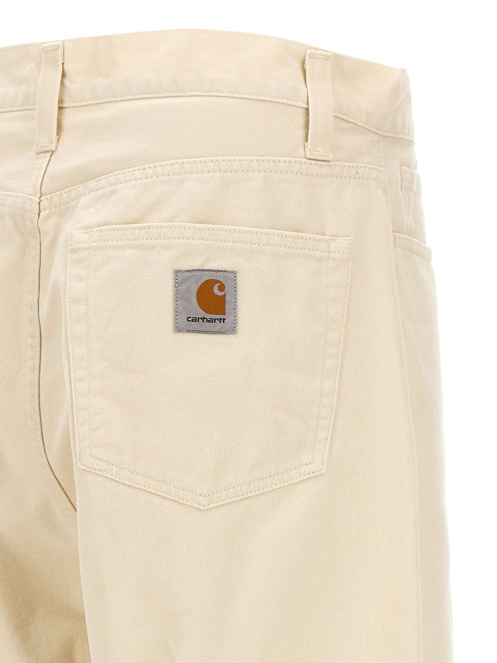 CARHARTT WIP – Jean droit ivoire en denim premium