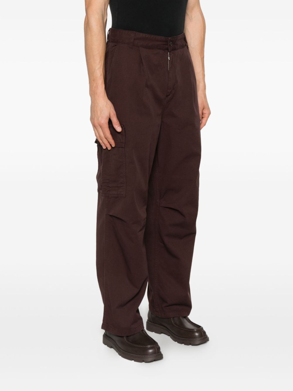 CARHARTT WIP – Pantalon cargo en coton biologique marron