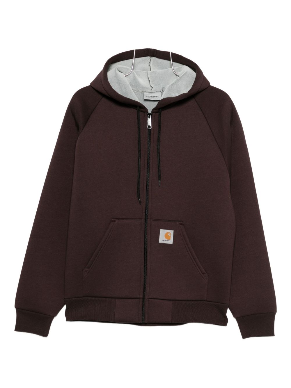 CARHARTT WIP – Sweat à capuche zippé Main marron