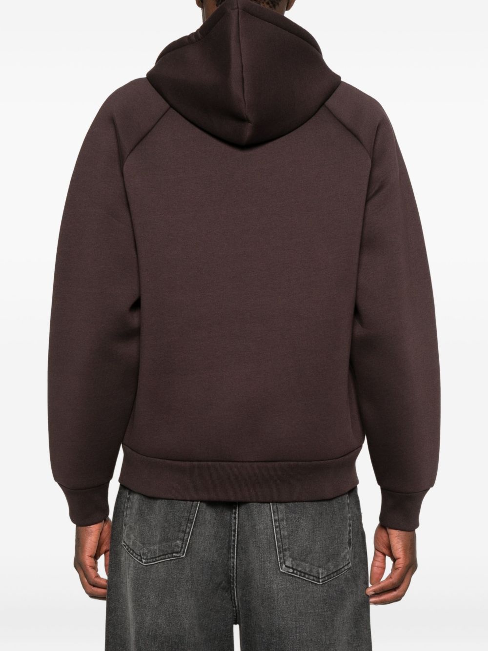 CARHARTT WIP – Sweat à capuche zippé Main marron