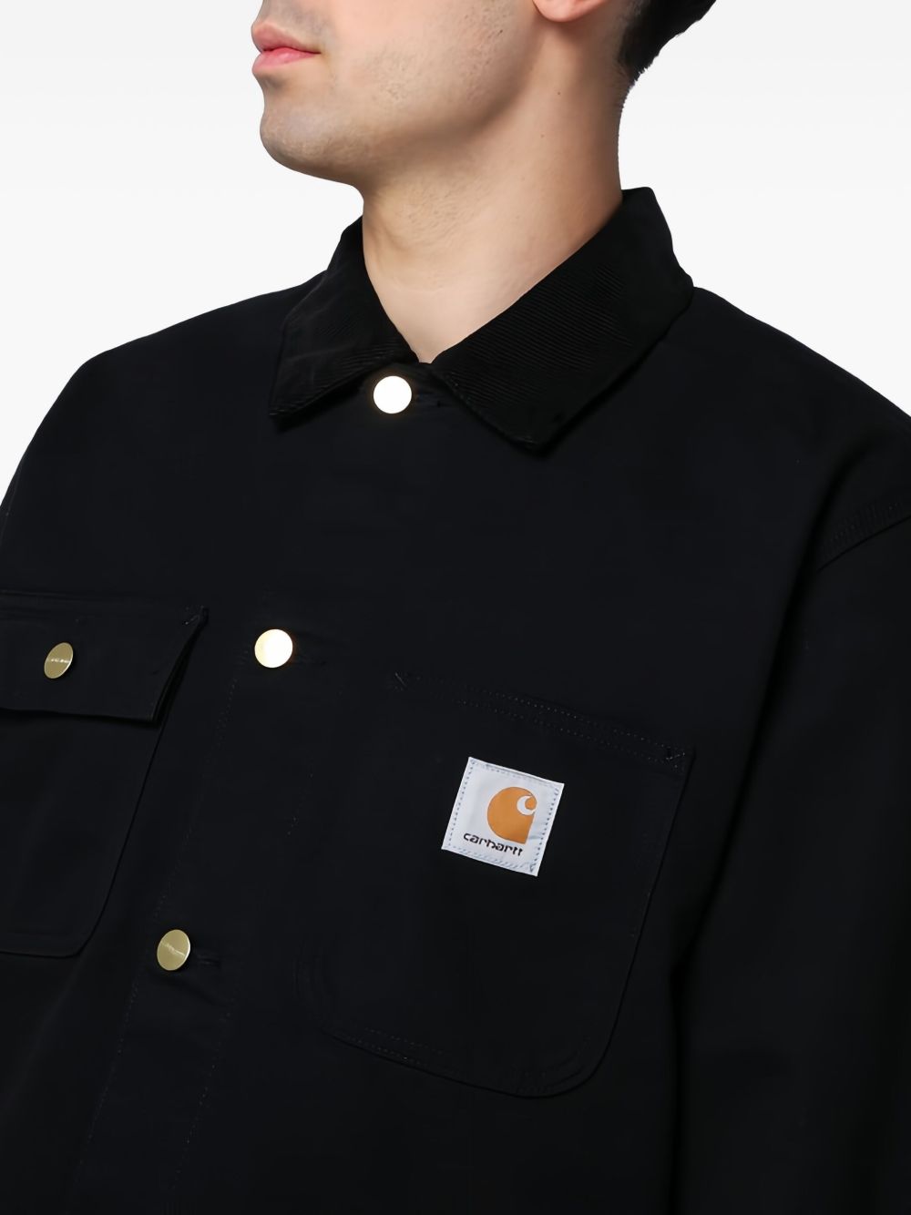 CARHARTT WIP – Veste Michigan en toile de coton biologique noire