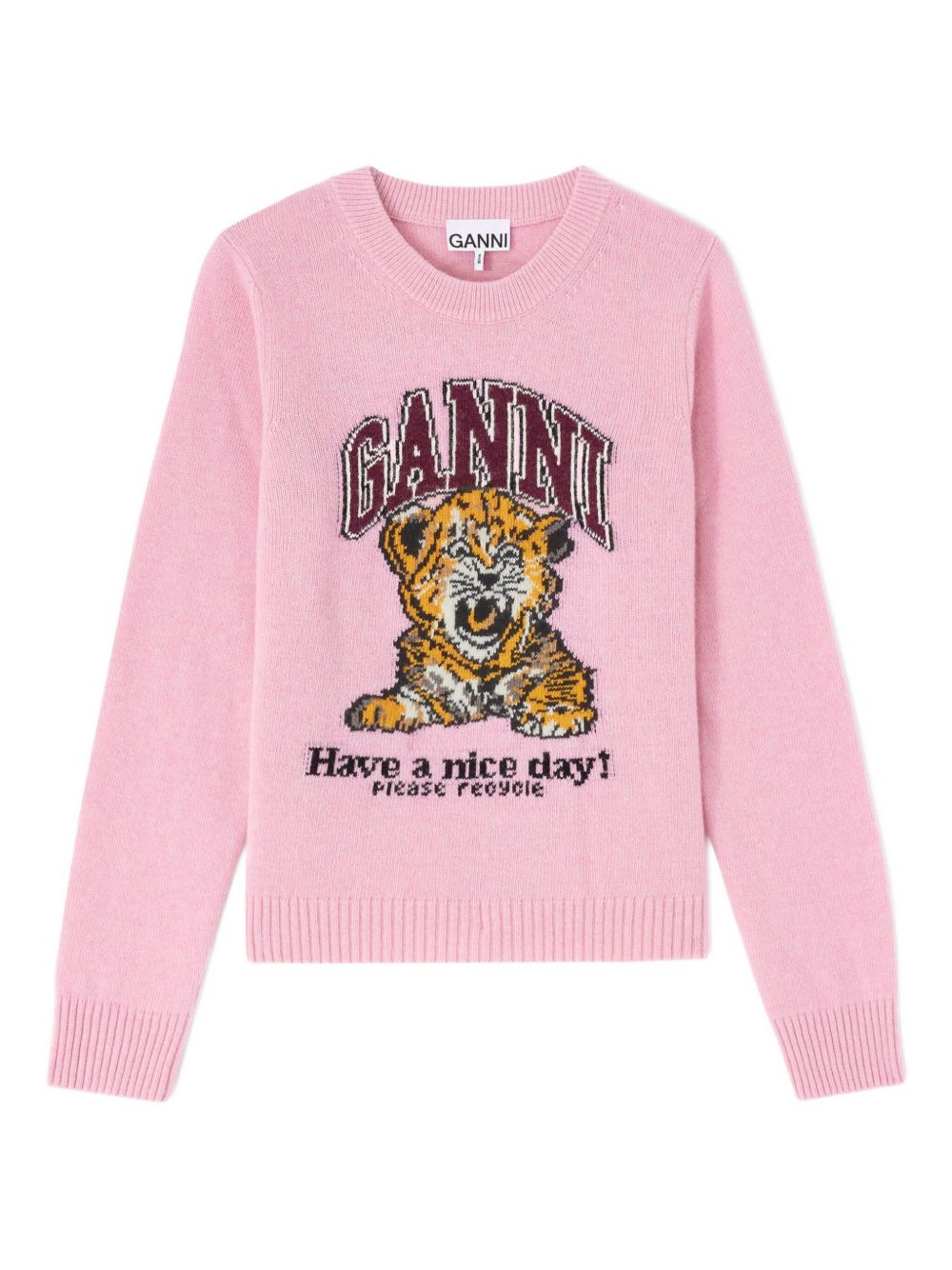GANNI – Sweat Tiger “Have a Nice Day”