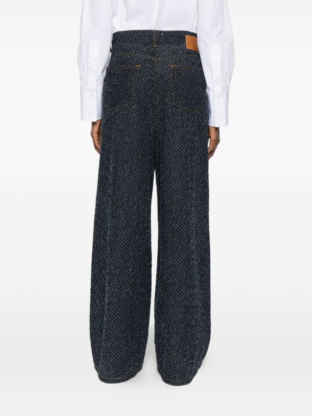 GANNI – Jean bleu coupe large