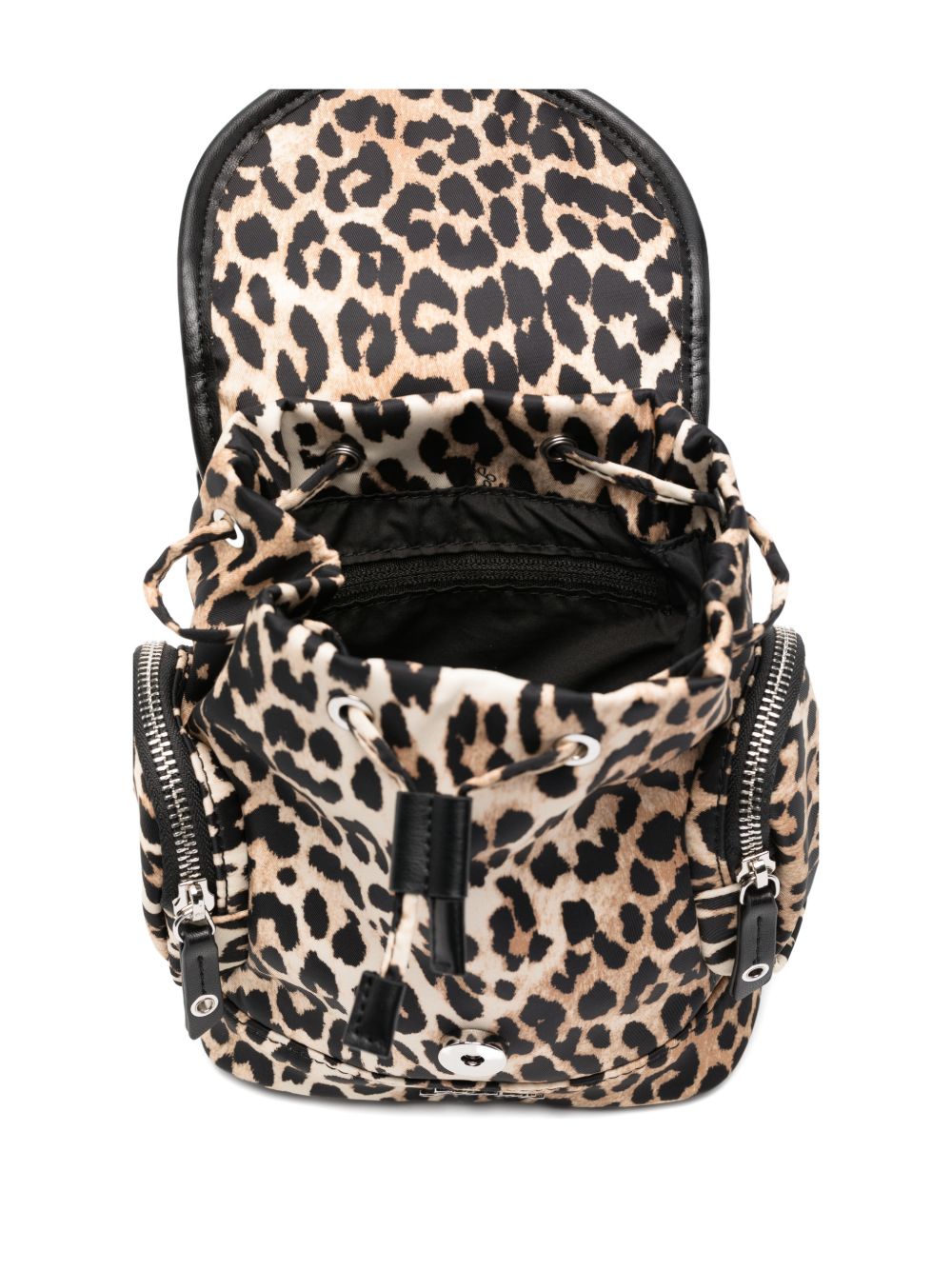 GANNI – Bucky Nano Backpack Leopard