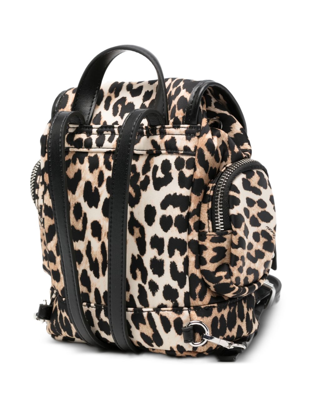 GANNI – Bucky Nano Backpack Leopard