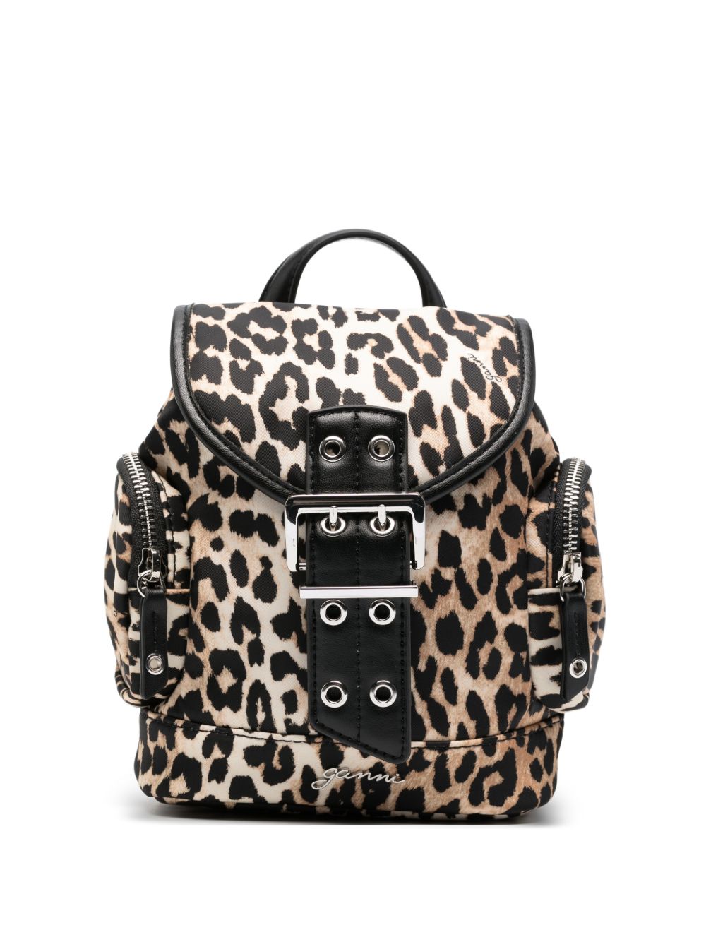 GANNI – Bucky Nano Backpack Leopard