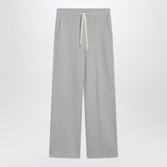 WEEKEND MAX MARA – Pantalon en coton gris à cordon