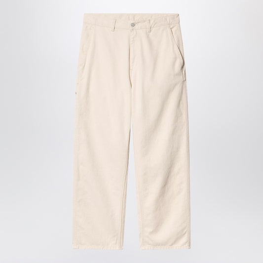 CARHARTT WIP - Pantalon straight écru