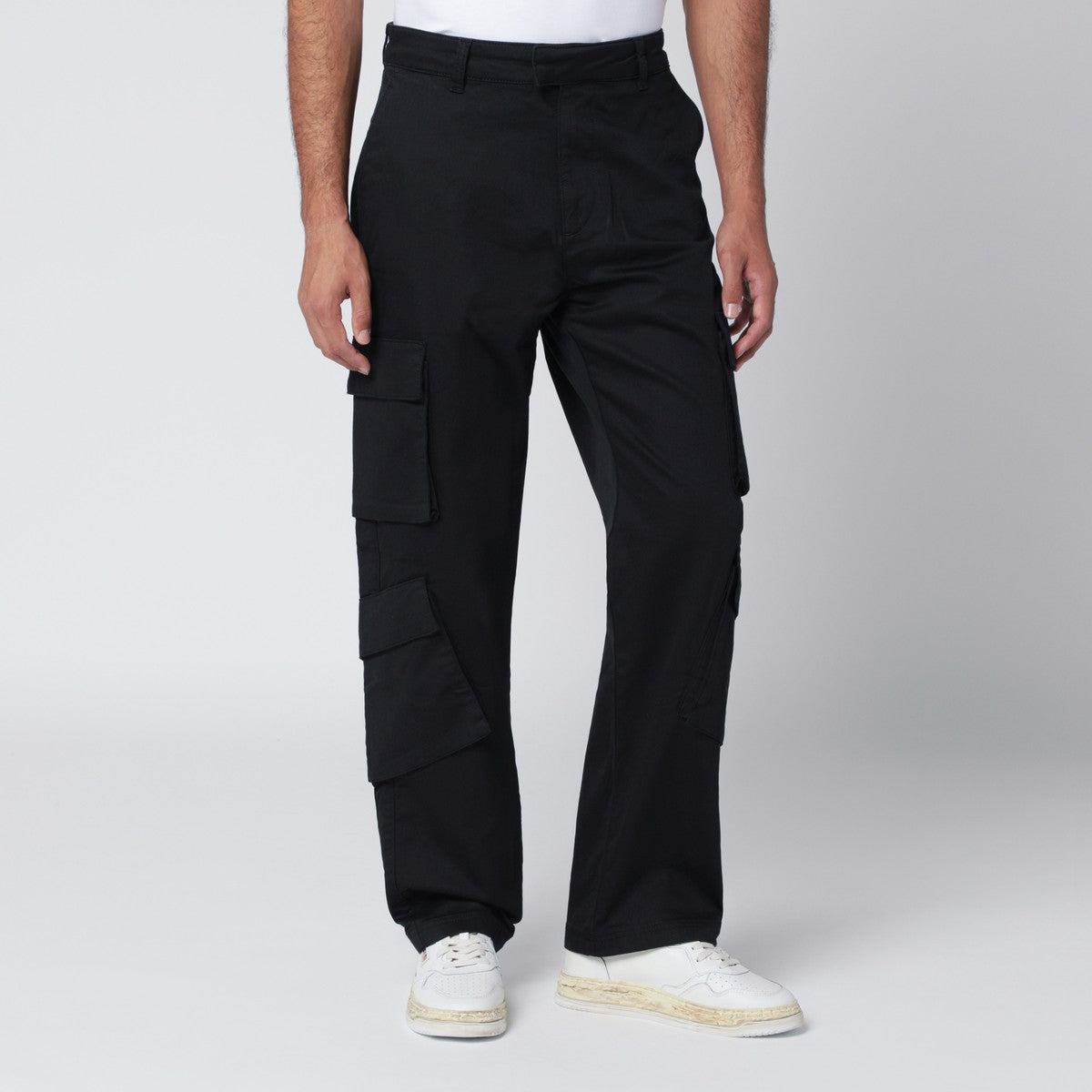 REPRESENT – Pantalon cargo noir