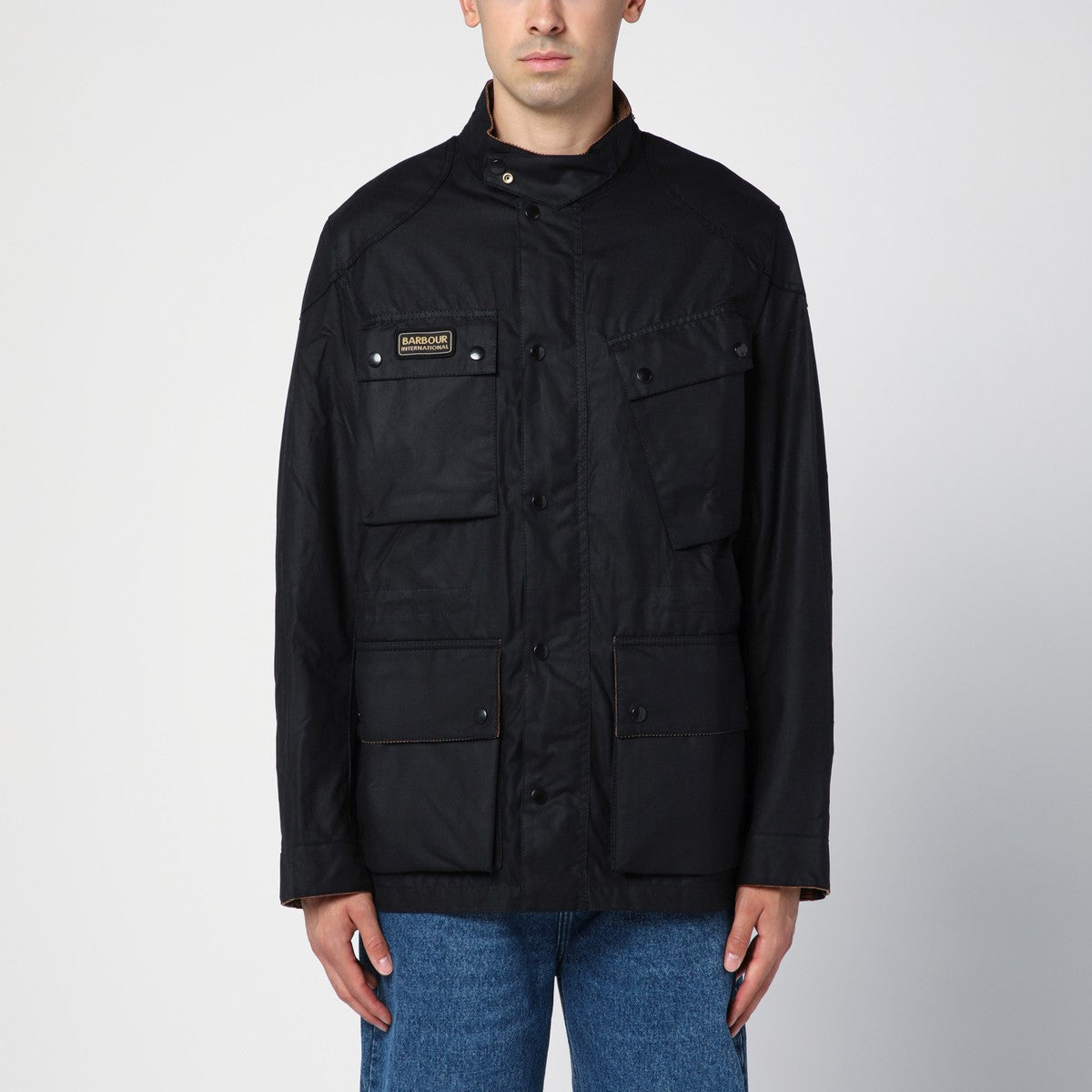 BARBOUR INTERNATIONAL – Veste cirée noire
